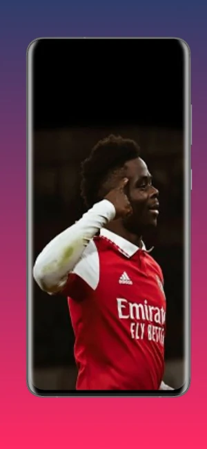 Bukayo Saka 4k wallpaper Screenshot 2
