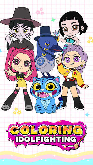 Coloring Idolfighting Screenshot 0