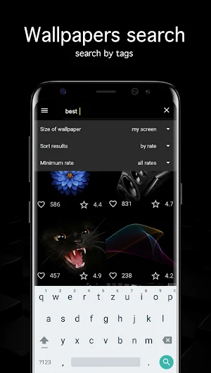 Black Wallpapers 4K (Dark) Screenshot 1