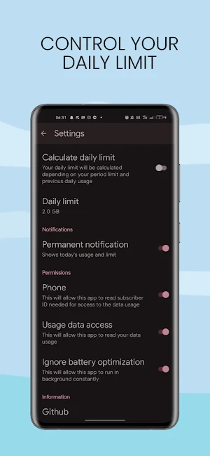 Data Usage Screenshot 0