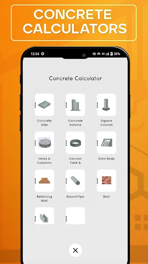 Construction Calculator Screenshot 3