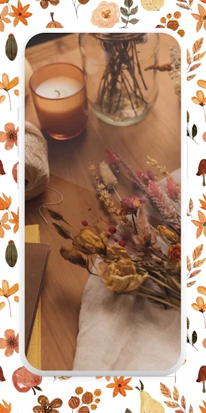 Preppy Fall Wallpaper Screenshot 1
