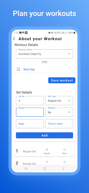 Fitness Buddy Screenshot 2