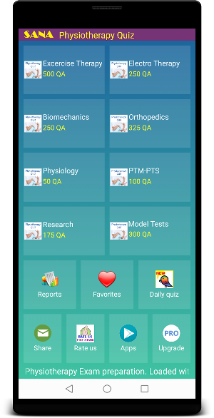 Physiotherapy Quiz Screenshot 0