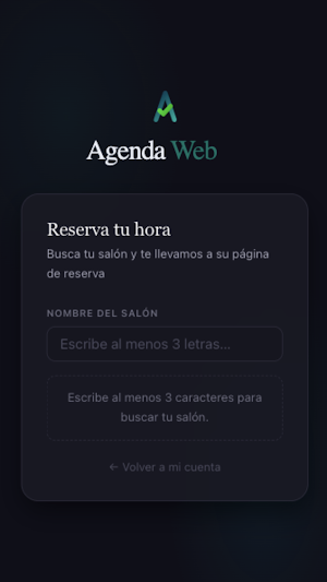 AgendaWeb Screenshot 2