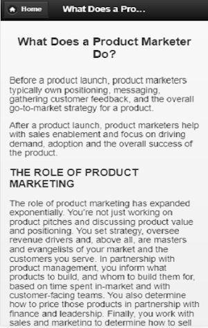 Product marketing Screenshot 2