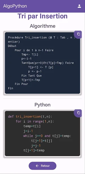 AlgoPython Screenshot 1