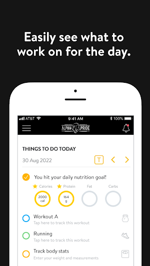 Alpha Pride Training Screenshot 3