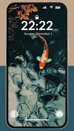 Peaceful Koi Pond Wallpaper 4K Screenshot 1