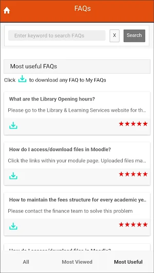 UEL Hub Support Screenshot 2