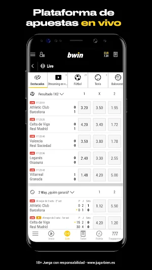 bwin Apuestas Deportivas Screenshot 3