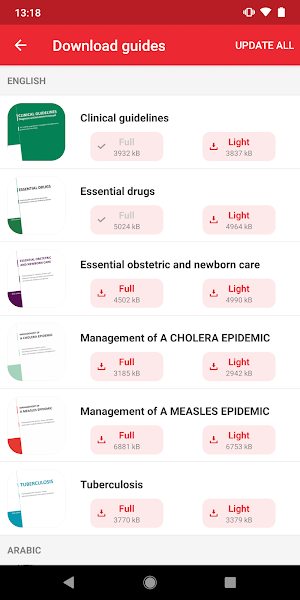MSF Medical Guidelines Screenshot 0