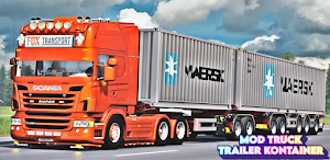 Mod Truk Trailer Kontainer Screenshot 1