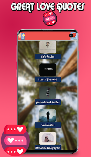 Photo Love and Romantic Quotes Screenshot 1