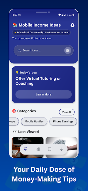 Online Mobile Income Ideas Screenshot 1