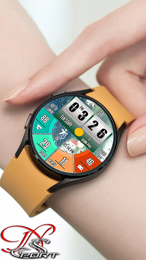 [N-SPORT550] Digital Watchface Screenshot 1