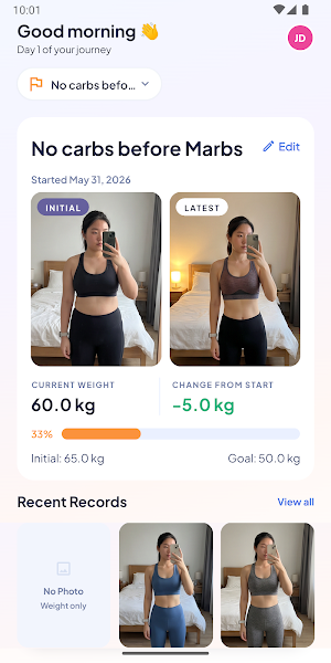 Progress Pictures Tracker Screenshot 2