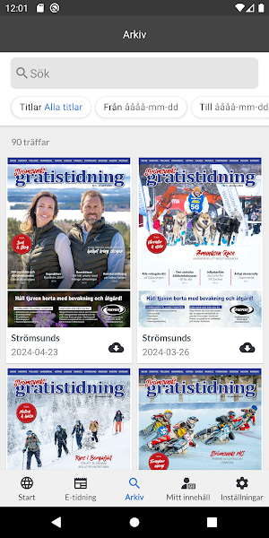 Strömsunds Gratistidning Screenshot 1