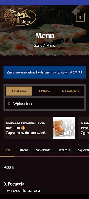 Pizzeria pod Zamkiem Screenshot 0