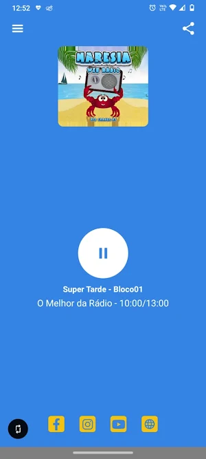 Maresia Web Rádio Screenshot 2