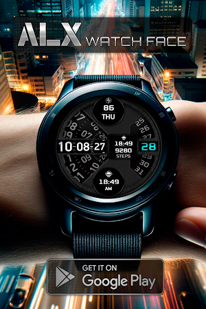 ALX05 Disk Watch Face Screenshot 2