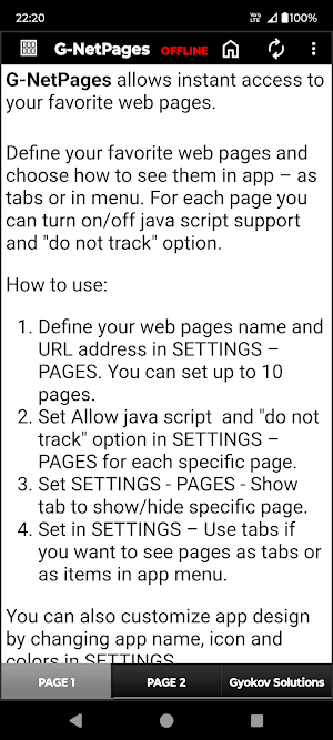 G-NetPages Screenshot 3