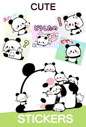 MOCHI MOCHI PANDA Stickers Free Screenshot 3