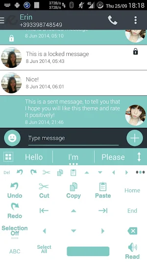 Theme for A.I.type Droid Soft Screenshot 3