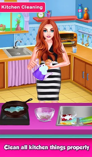 Magic House Cleaning - Girls Home Cleanup Game Screenshot 0