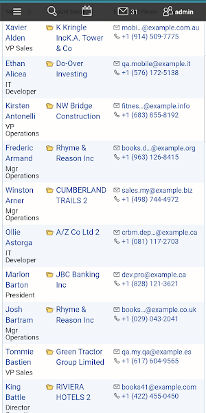 1CRM Mobile Screenshot 0