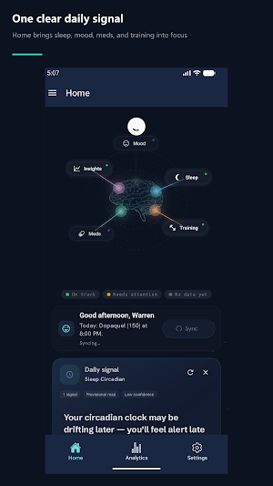 Reclaim: Wellness Intelligence Screenshot 0