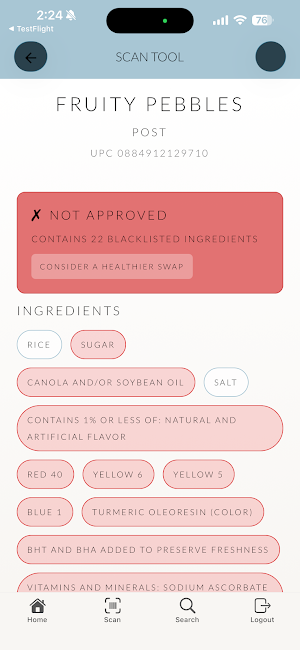 Swapd: Simple Healthy Swaps Screenshot 3
