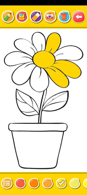 Flower Coloring Book Screenshot 2
