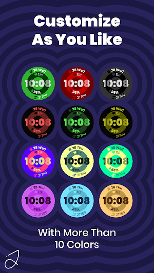 Simple Target Watch Face Screenshot 2