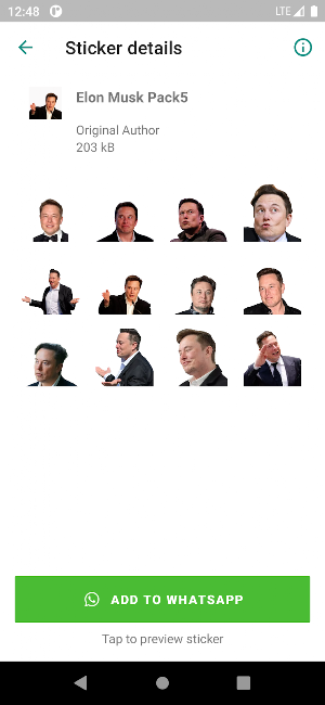 Elon Musk Stickers for WA(Pro) Screenshot 3