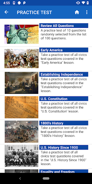 US Citizenship Civics Prep Screenshot 1