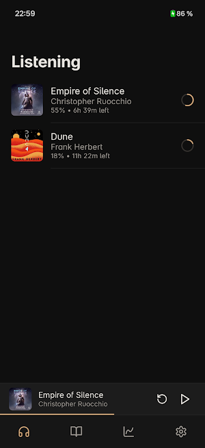 Earleaf - Audiobook Player Screenshot 3