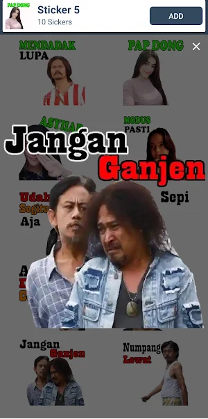 Stiker Preman Pensiun Screenshot 2