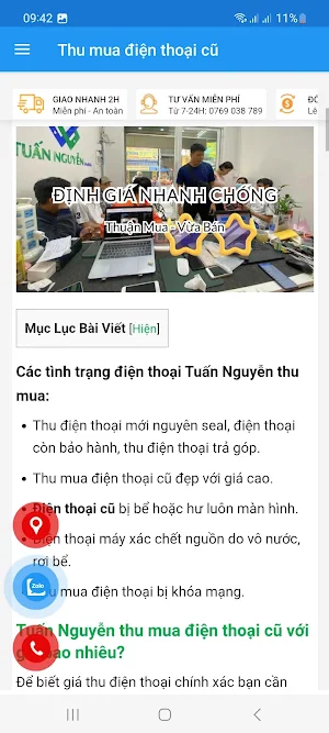 Thu mua điện thoại cũ Screenshot 2