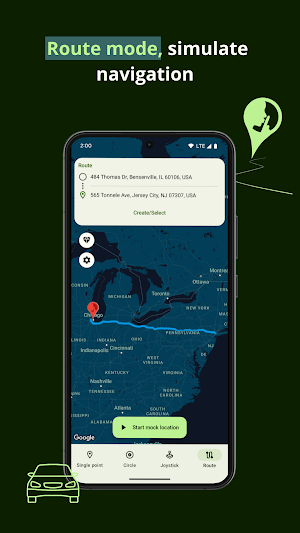 LocaShift - Fake GPS Screenshot 3
