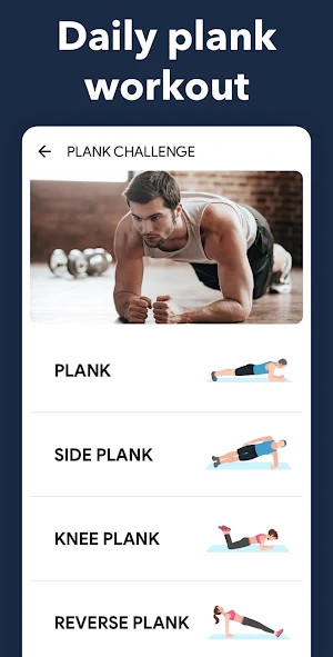Plank Workout at Home - 30 Days Plank Challenge Screenshot 3