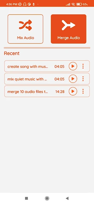 mix audios and merge songs mp3 screenshot 6