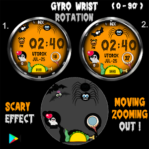 Halloween Pumpkin Bat & Ghosts Screenshot 2