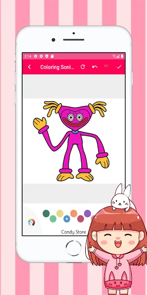 Poppy Coloring Bunzo Playtime Screenshot 3