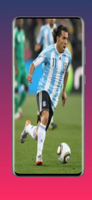 Carlos Tevez 4k wallpaper Screenshot 2