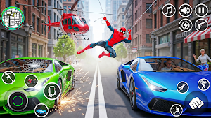 Spider Rope Hero Rescue City Screenshot 0