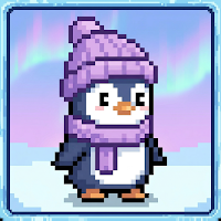 Arctic Dash Pixel Penguin
