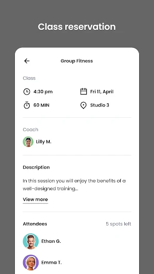 Yellow Rose Fitness Screenshot 3