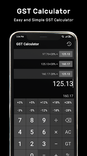 Easy GST Calculator Screenshot 0