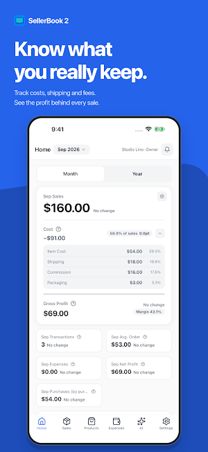 SellerBook 2: Reseller Tracker Screenshot 0